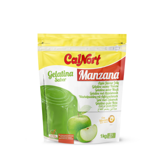 Gelatina sabor Manzana 1 kg CALNORT