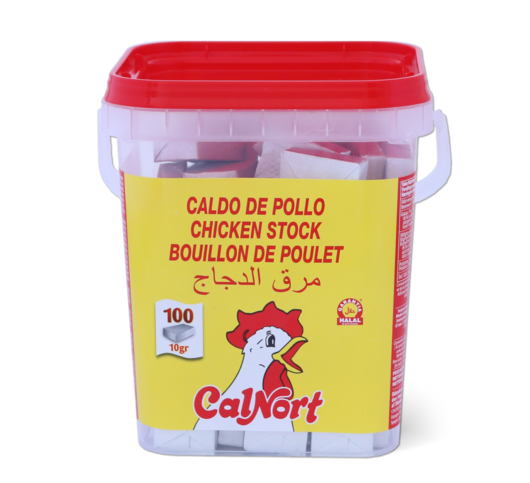 Pastillas de Caldo de Pollo (Bote de 100x10g) CALNORT