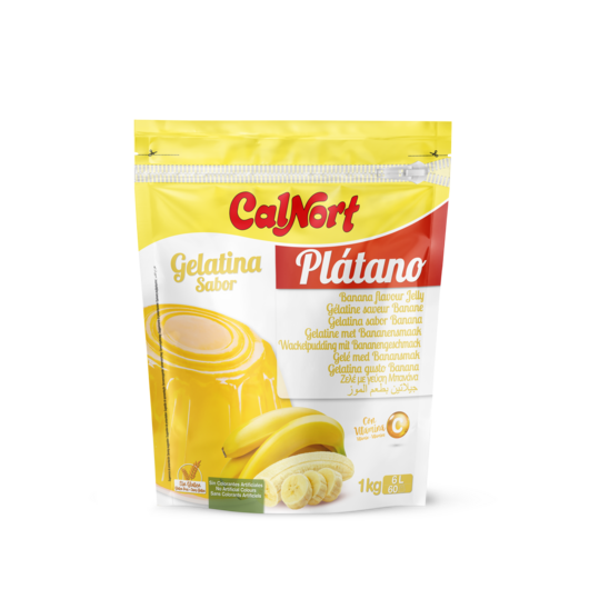 Gelatina sabor Plátano 1 kg CALNORT