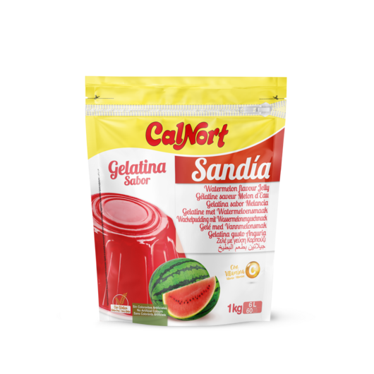 Gelatina sabor Sandía 1 kg CALNORT