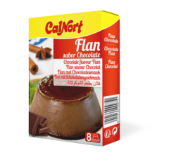 Flan sabor Chocolate 130 g CALNORT