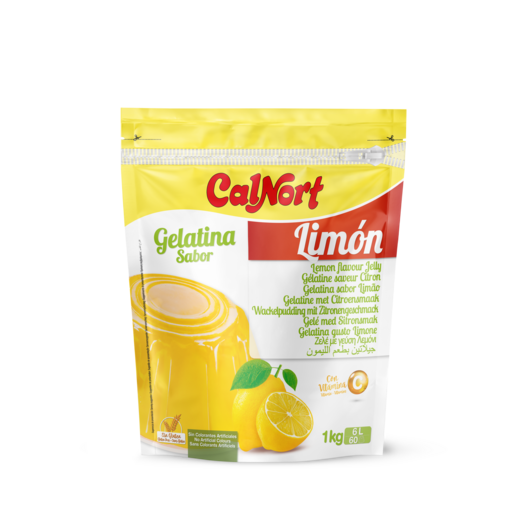 Gelatina sabor Limón 1 kg CALNORT