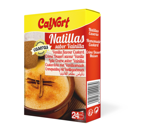 Natillas sabor Vainilla Caseras 120 g