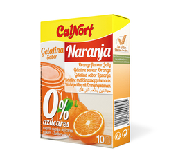 Gelatina sabor Naranja 0% Azúcares 28 g CALNORT