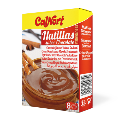 Natillas sabor Chocolate Instantáneas 130 g CALNORT